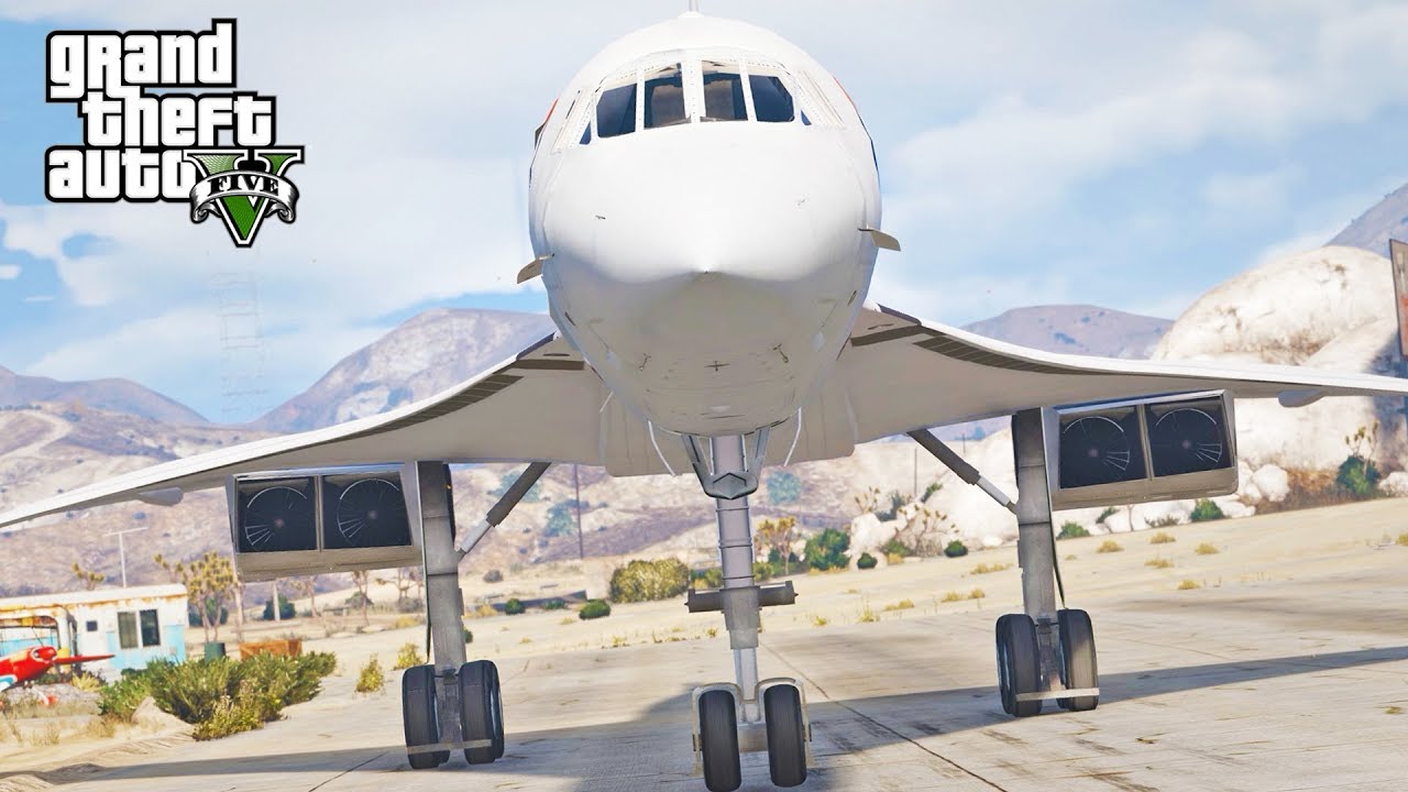 GTA 5 SP #74 - Concorde Mod