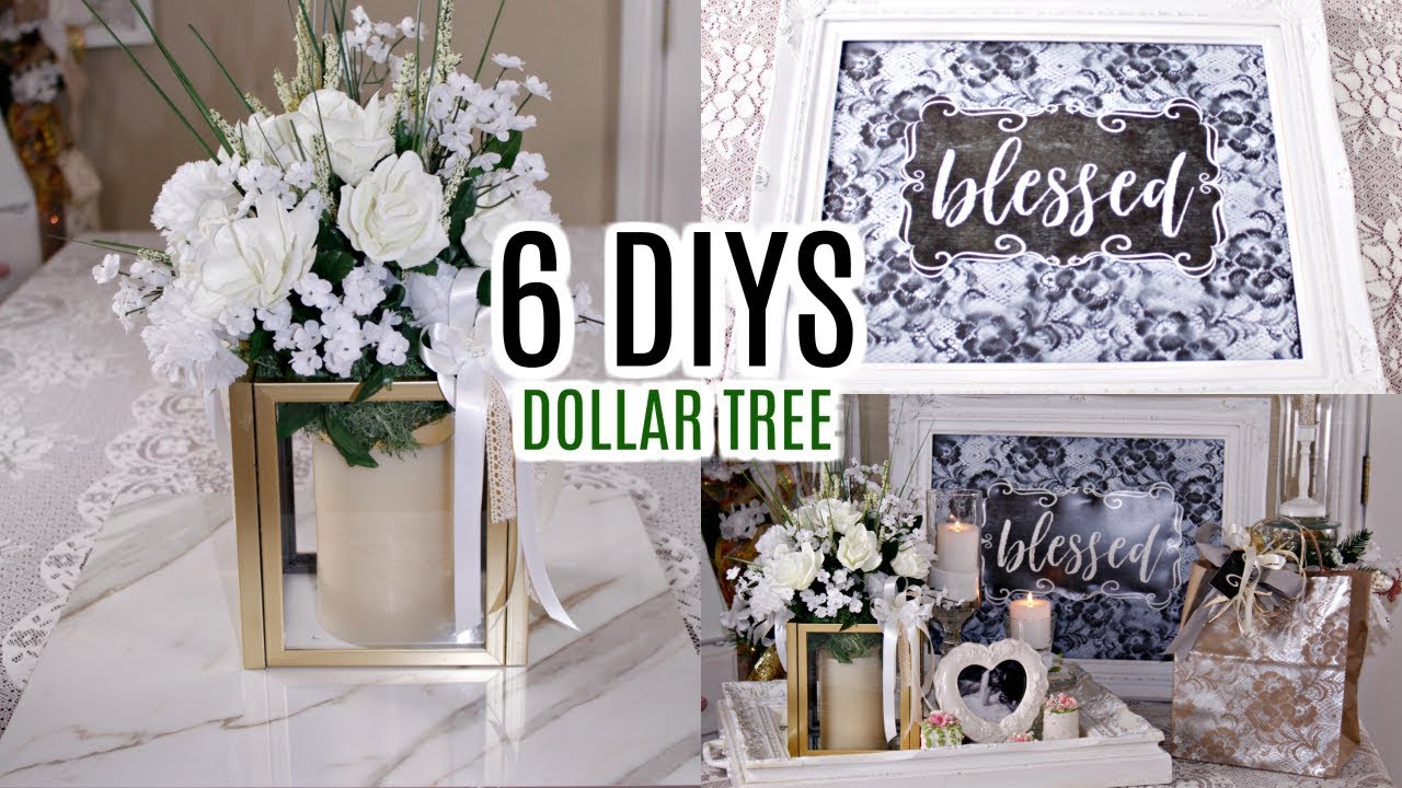 💖6 DIYS DOLLAR TREE GLAM CHIC SPRING/ BRIDAL DECOR 💖 Olivia's Romantic Home