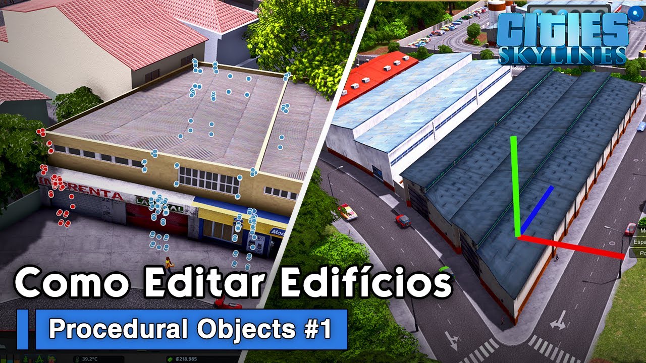 Como editar edifícios com o mod Procedural Objects no Cities Skylines | PO Tutorial #1
