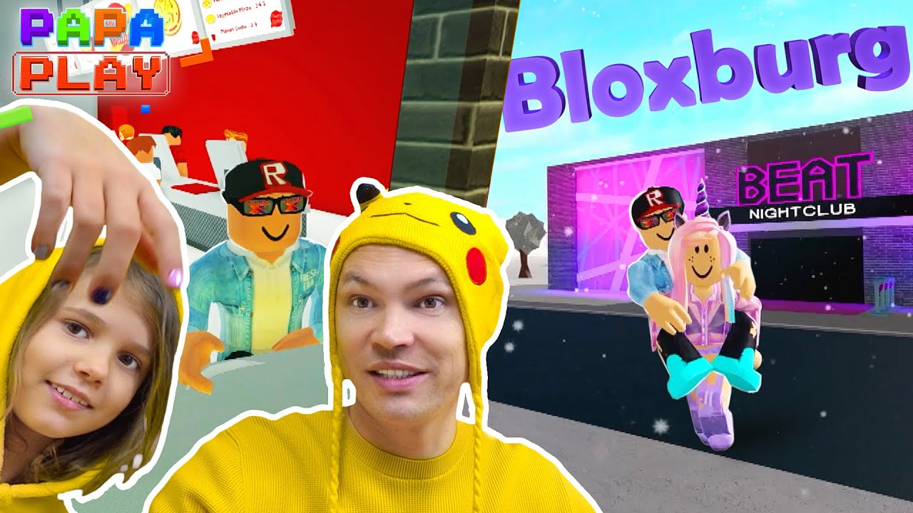 Катя строит нам общий дом в Bloxburg