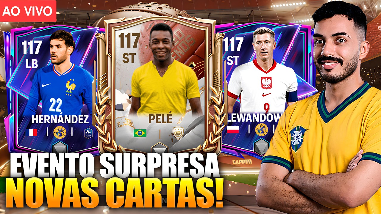 EVENTO SURPRESA! DRAFT com PELÉ e NOVAS CARTAS no FC MOBILE 😱
