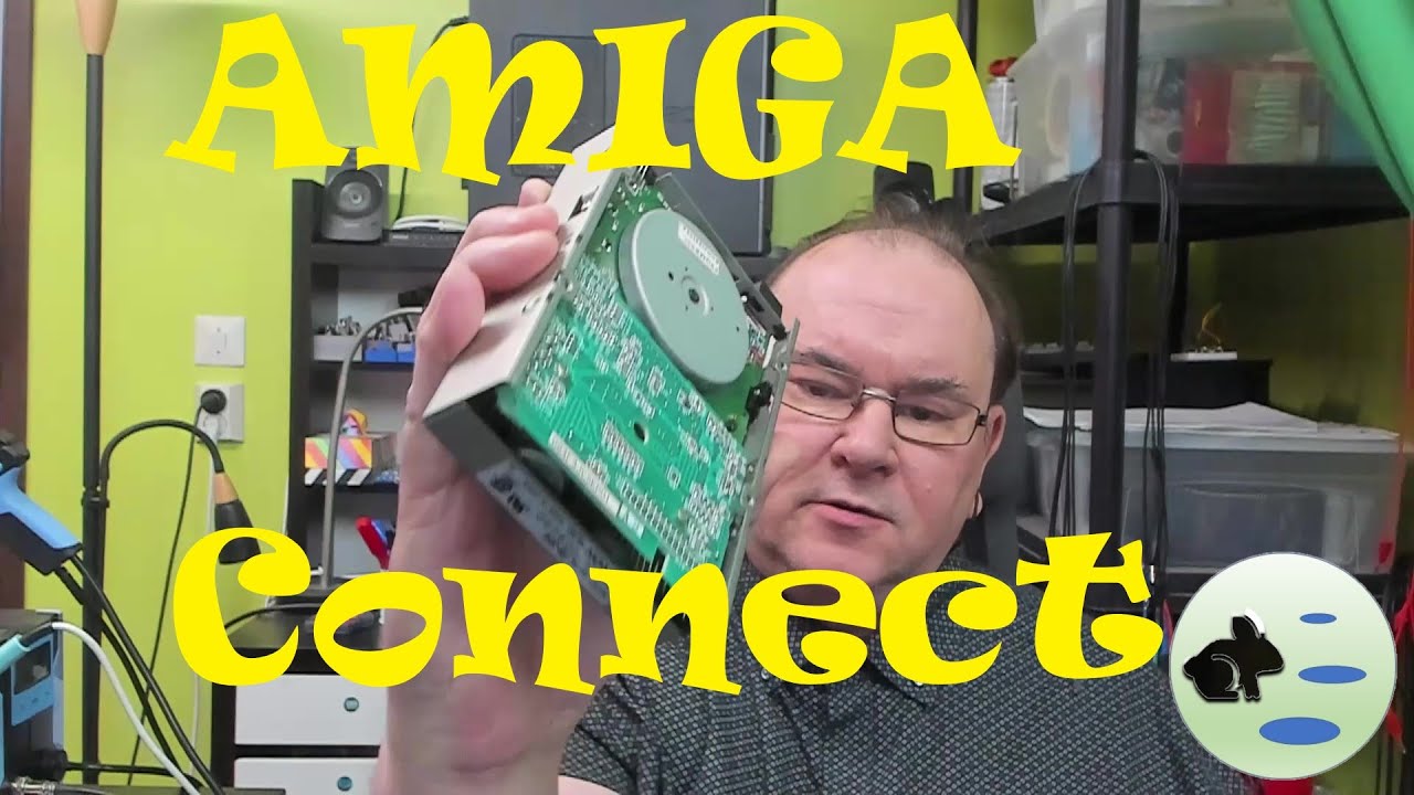 Retro Commodore Amiga using a floppy externally