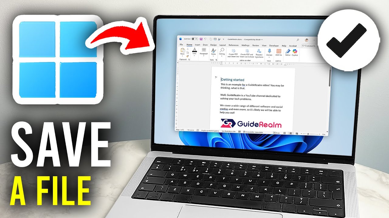 How To Save File On Computer - Step By Step