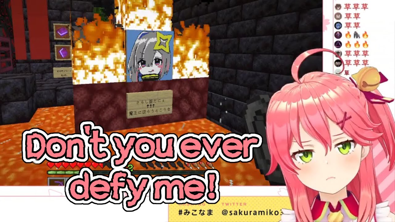 Demon Lord Miko Puts Kanata's Head On Display As A Warning