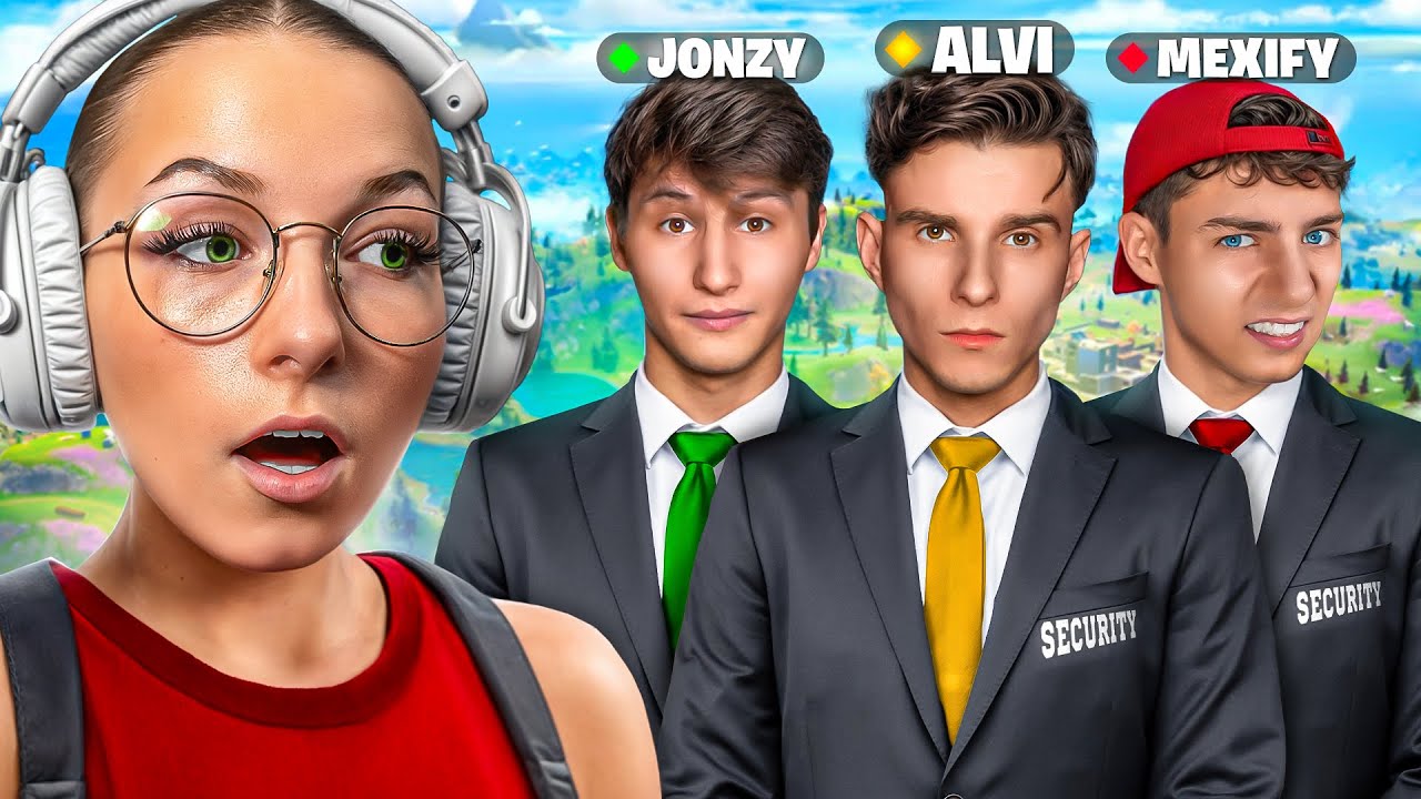 Fortnite Bodyguard Challenge mit @Mexify @DerJonzy @Alvi 😎🕴️
