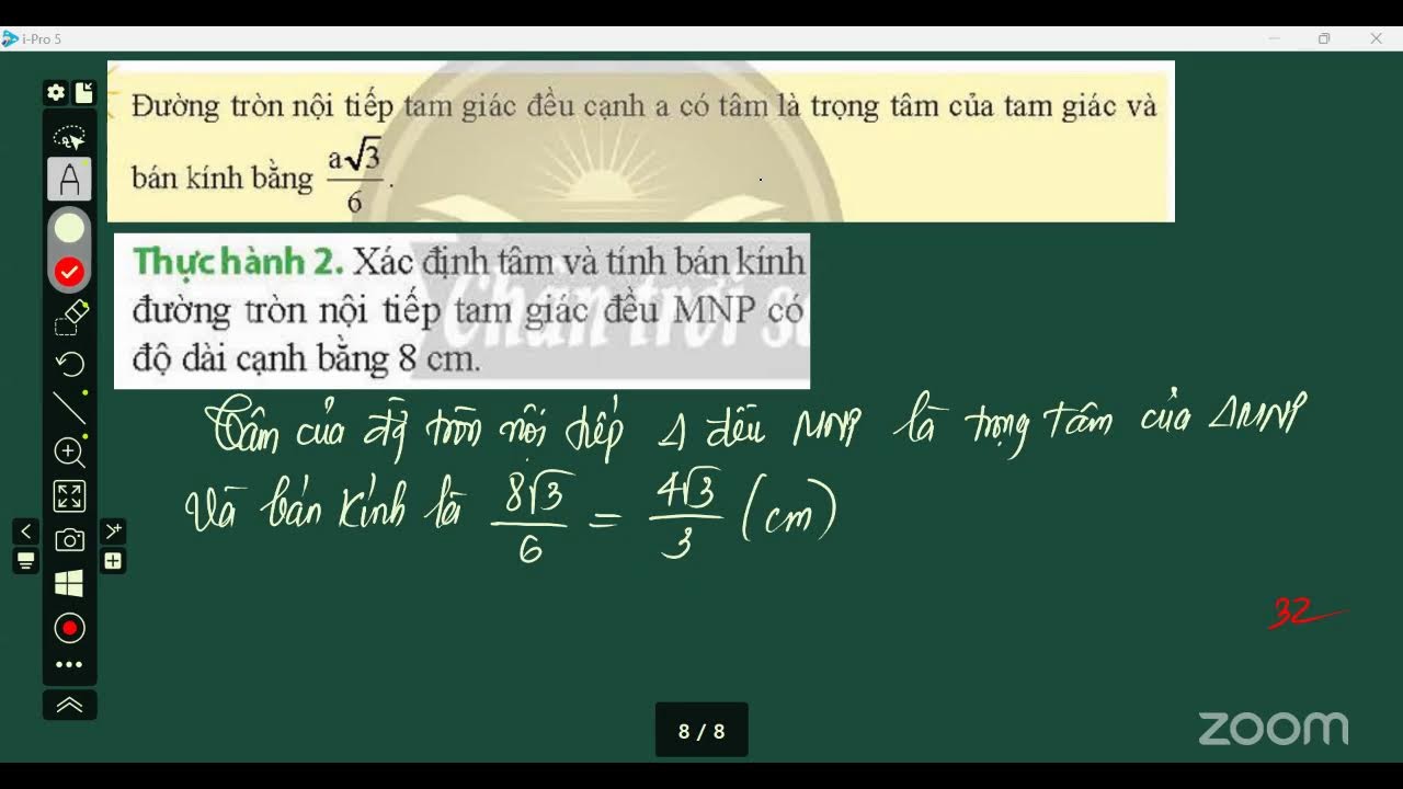 [TOÁN 9] Học Toán Online Qua Zoom Cùng Cô Ngọc (BUỔI 69)