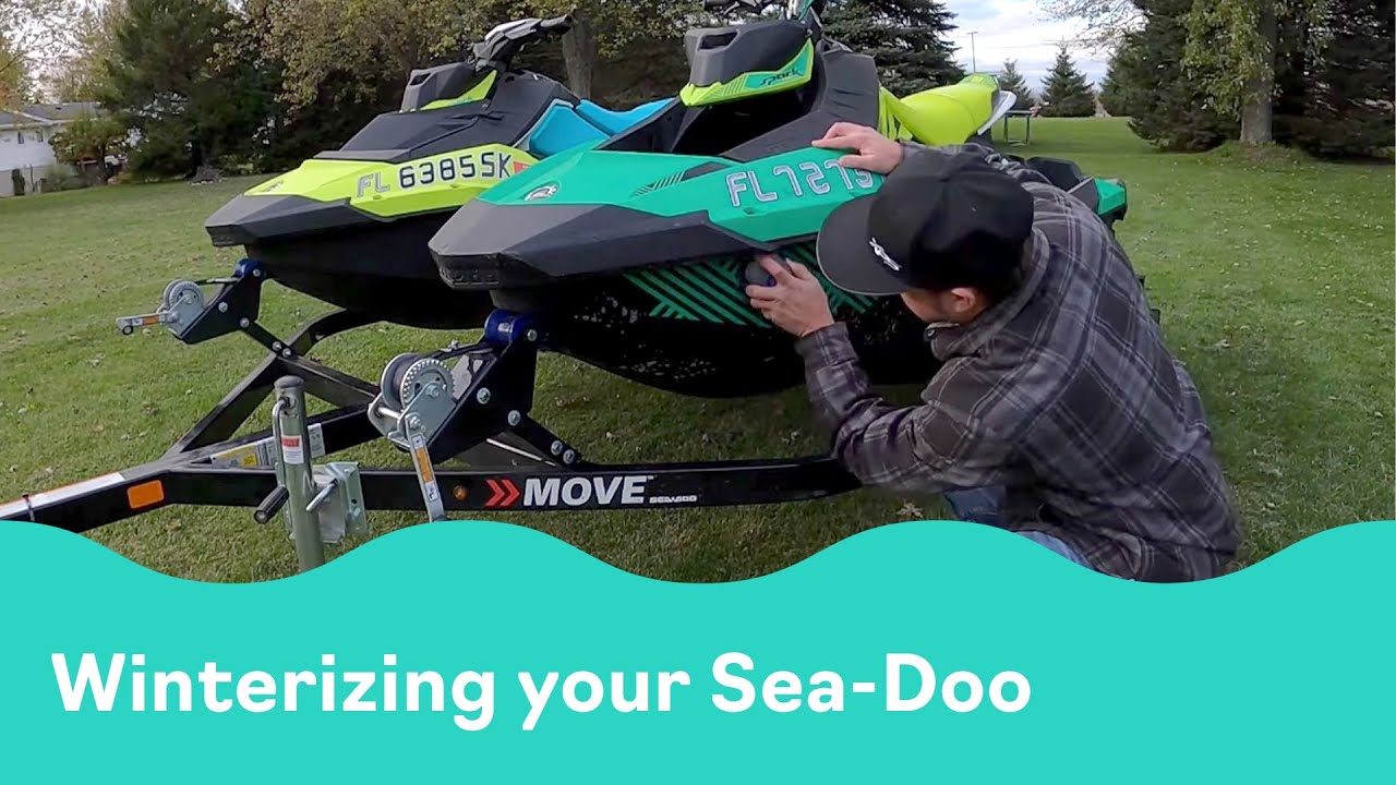 Как подготовить катер Sea-Doo к зиме