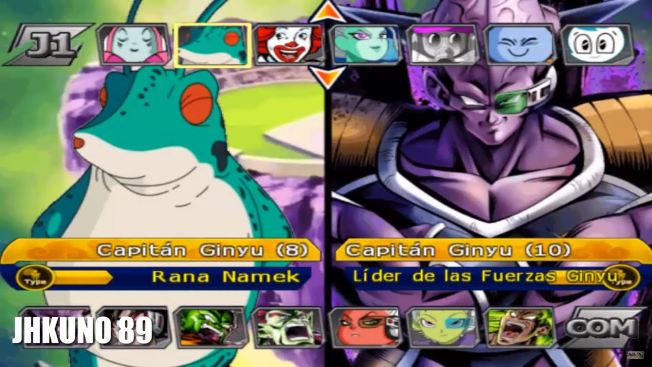 RANA CAPITAN GINYU TEAM vs CAPITAN GINYU TEAM | DRAGON BALL Z BUDOKAI TENKAICHI 3
