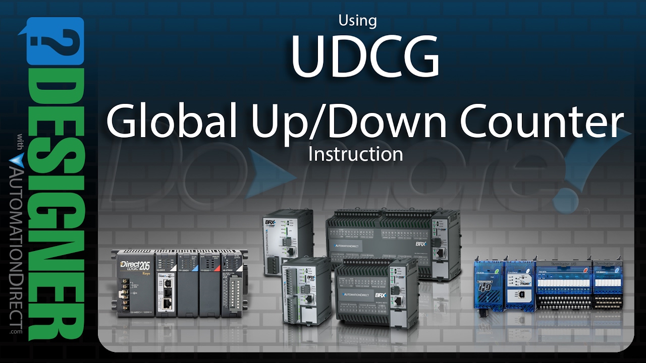 BRX Do-more Designer Using the UDCG Instruction from AutomationDirect