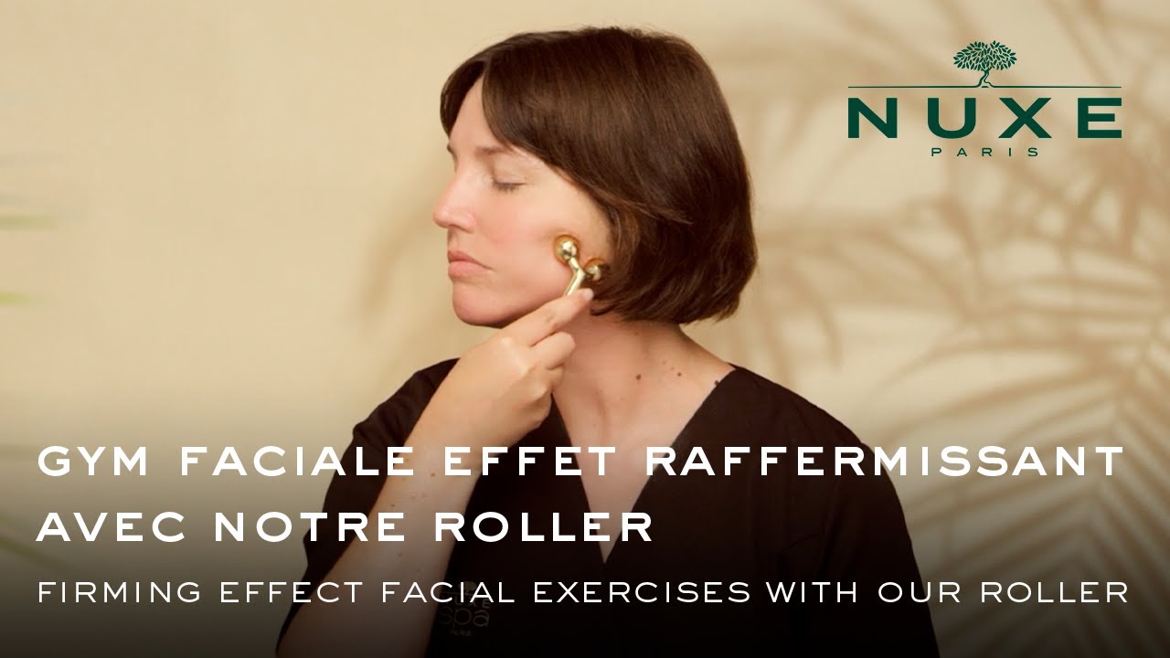 Gym faciale effet raffermissant avec notre roller / Firming effect facial exercises with our roller