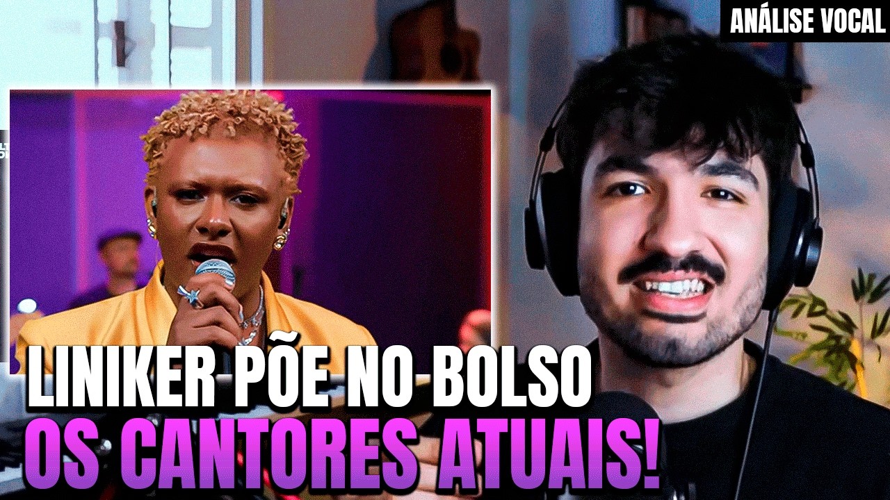 Liniker canta caju ao vivo&nbsp;no&nbsp;multishow! Prof de canto reage