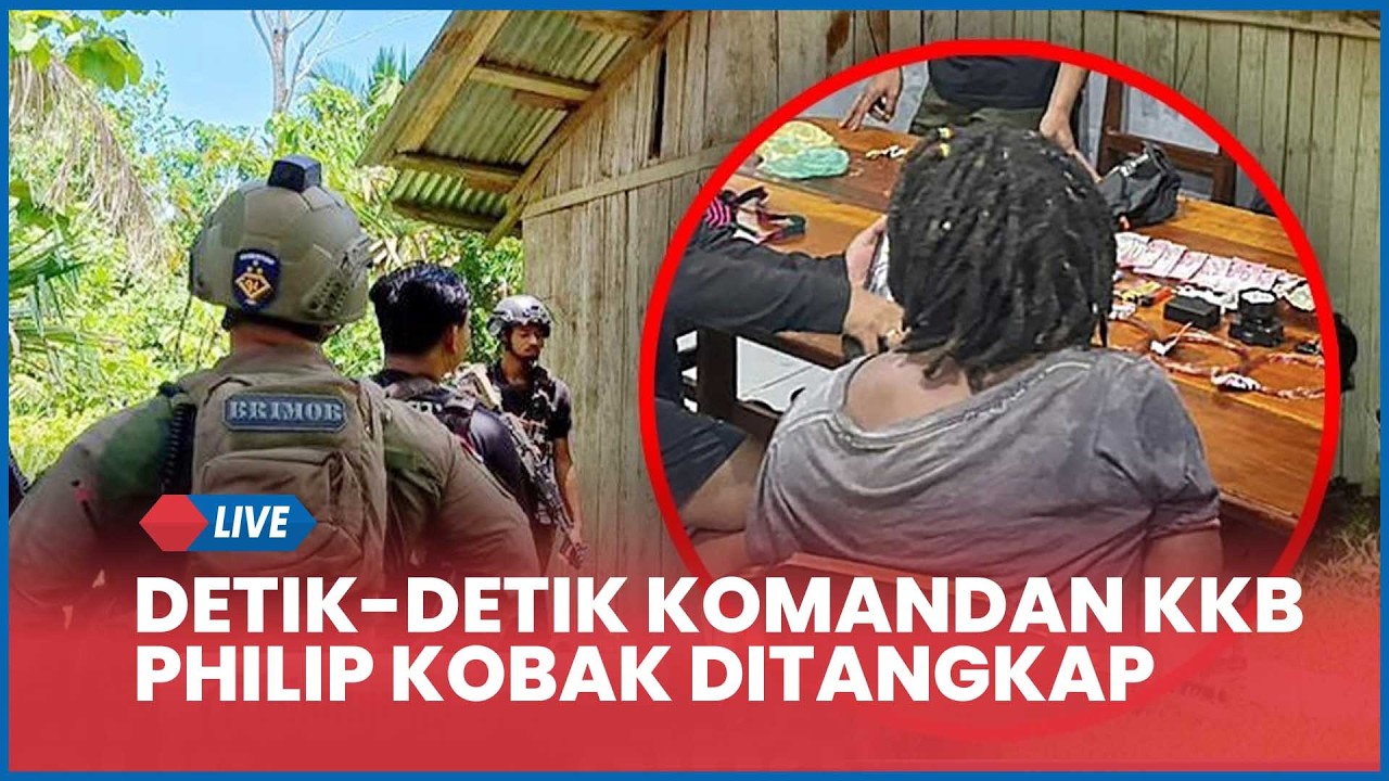 Detik-detik Komandan KKB Philip Kobak Ditangkap Satgas Cartenz, Sempat Terjadi Aksi Kejar-kejaran