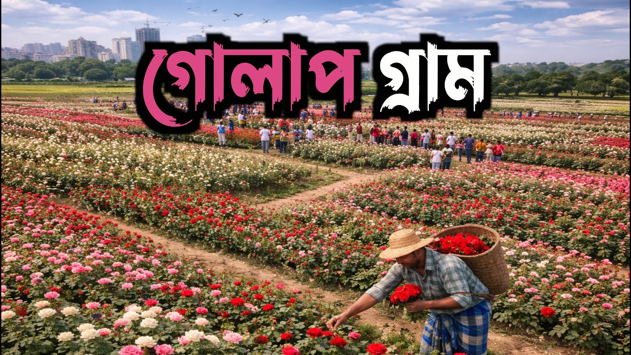 গোলাপে ভরা  গ্রাম | সাভার বিরুলিয়া গোলাপ গ্রাম ভ্রমণ | Golap Gram Savar Dhaka | Rose VIllage