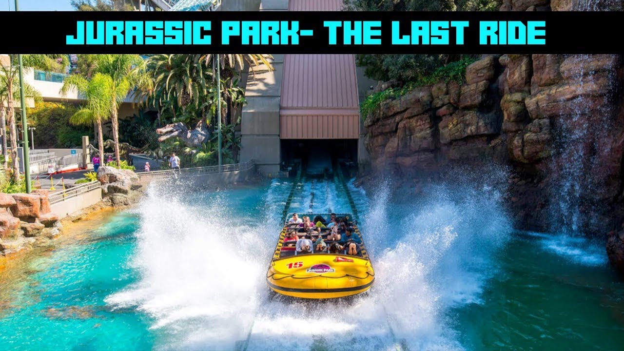 The Original Jurassic Park Ride- Universal Studios Hollywood (Before the Jurassic World Revamp)