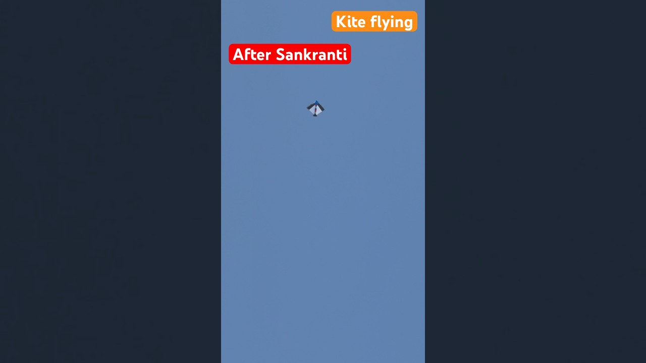 Kite flying after Sankranti #kitefighting #cuttingkites #kitecuttingtricks #kiteflyingtricks #shorts