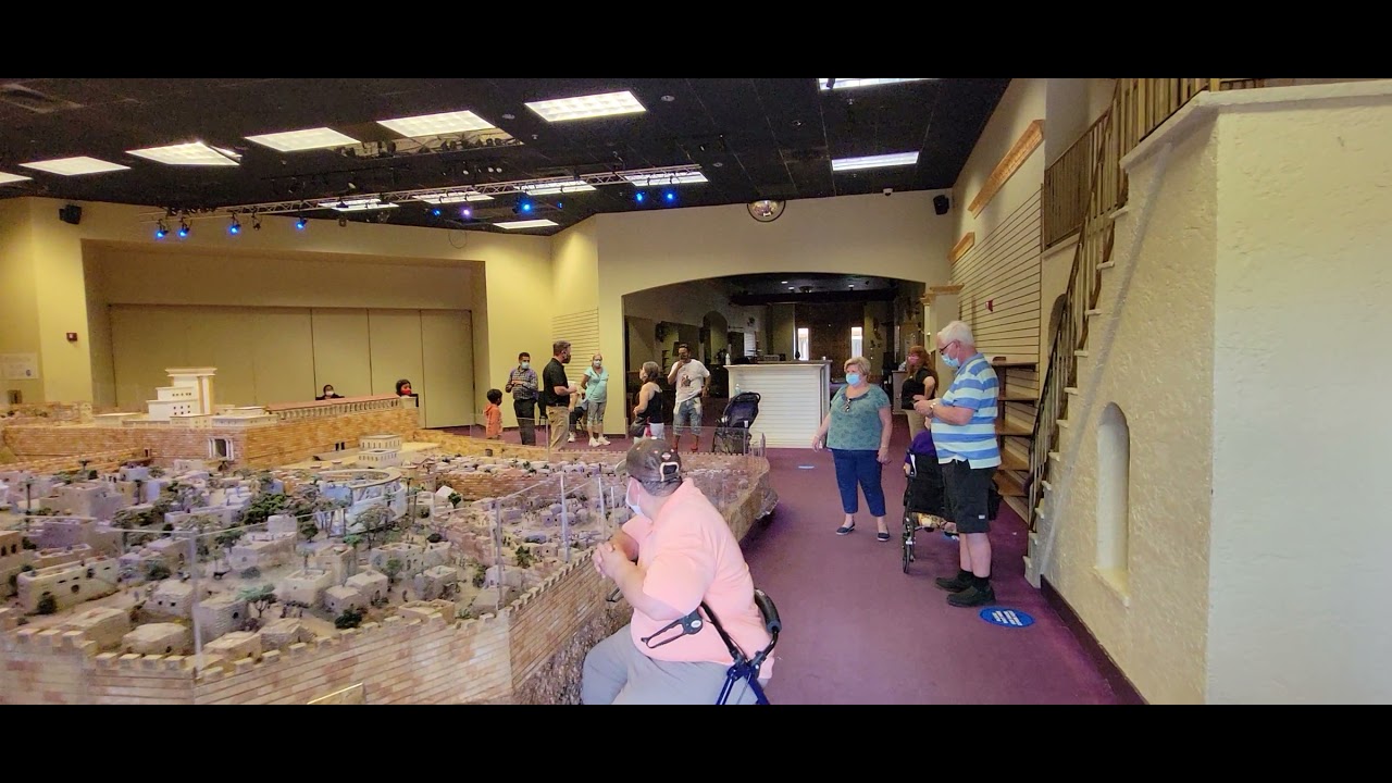 The Holy Land Experience Jerusalem model and garden walk