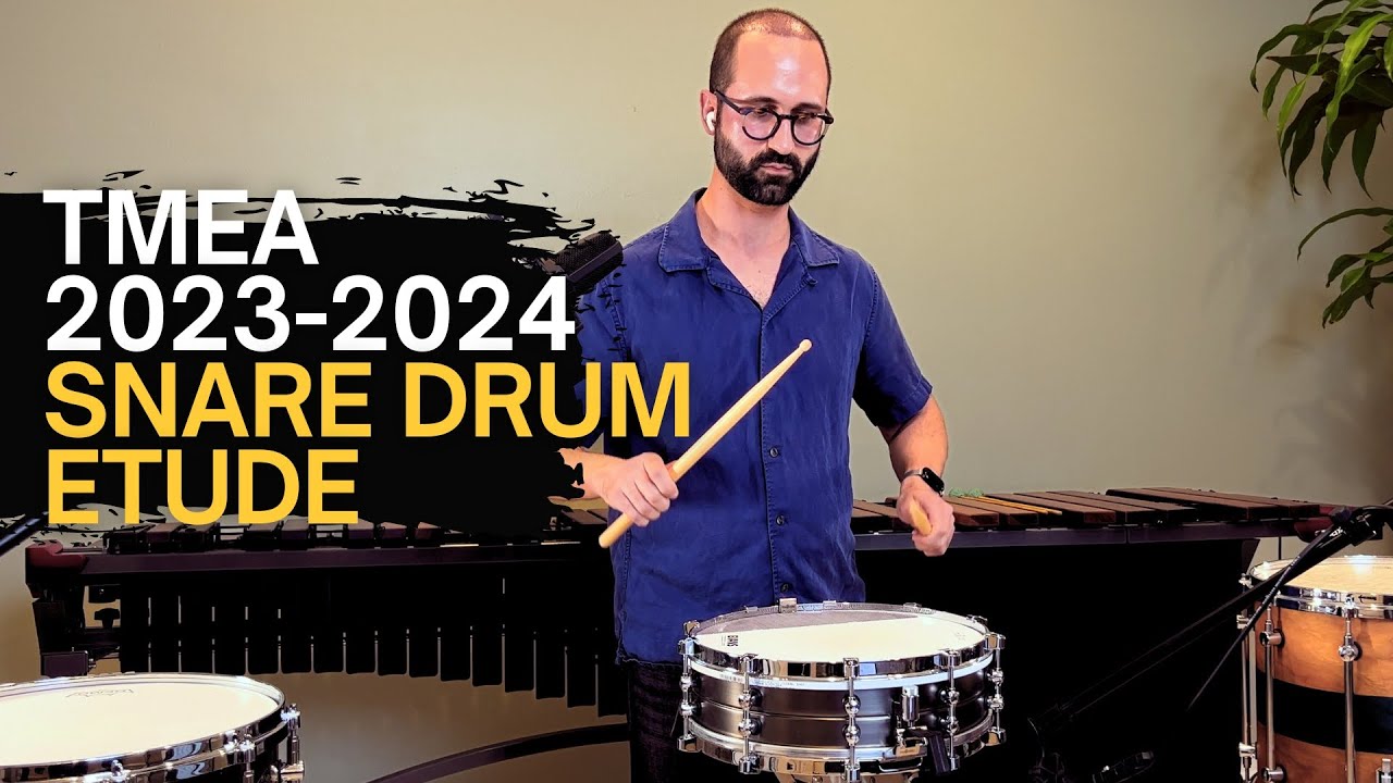 2023-2024 TMEA Snare Drum Etude | Ethan Ahmad