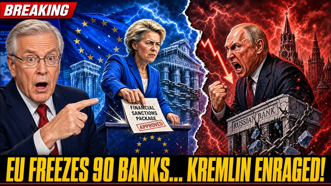 BREAKING: EU Just BLACKLISTED 90 Russian Banks At Once... Half Of Putin's Money Is GONE