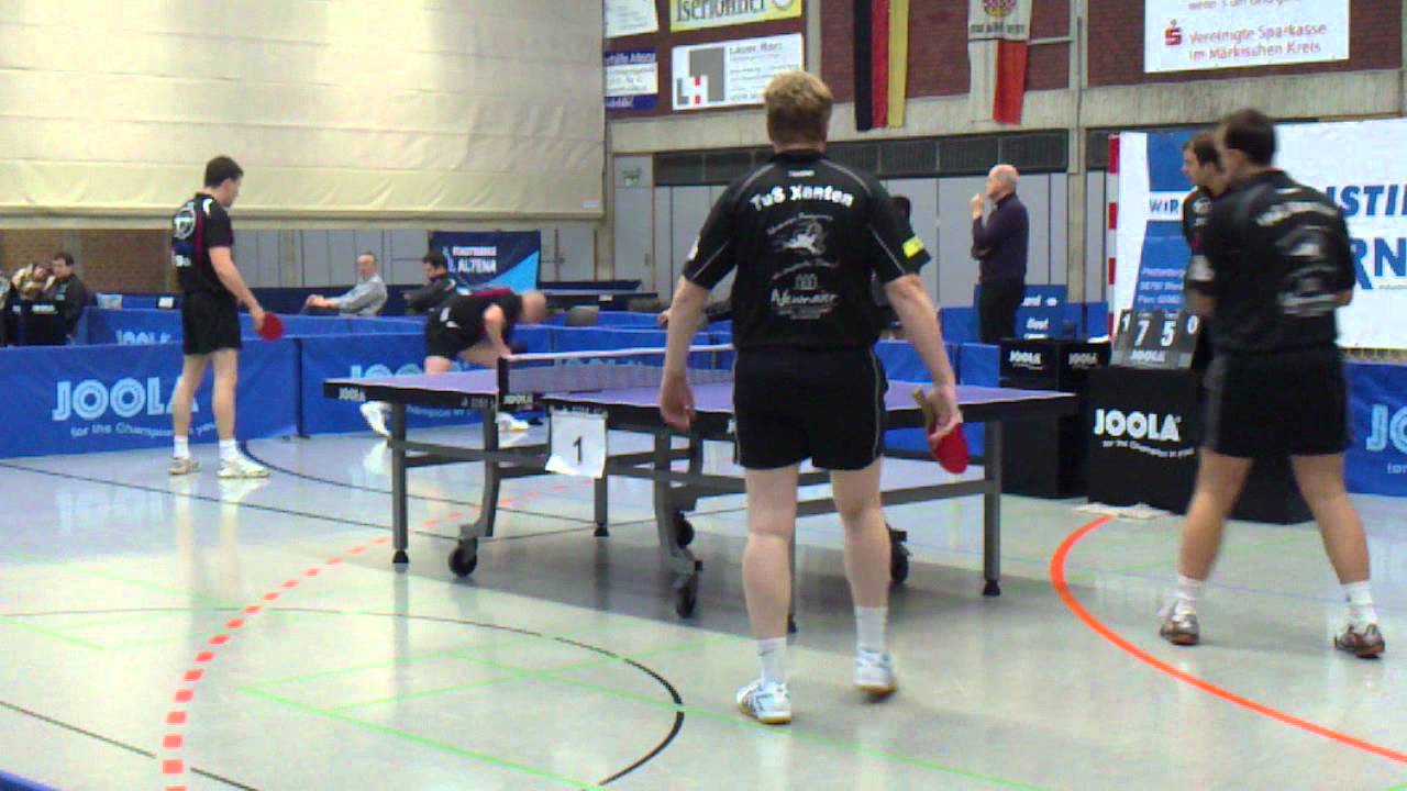 Buch/Petrovics vs. Borkowski/Schnitzler 2. Satz | TTC Altena ClubTV
