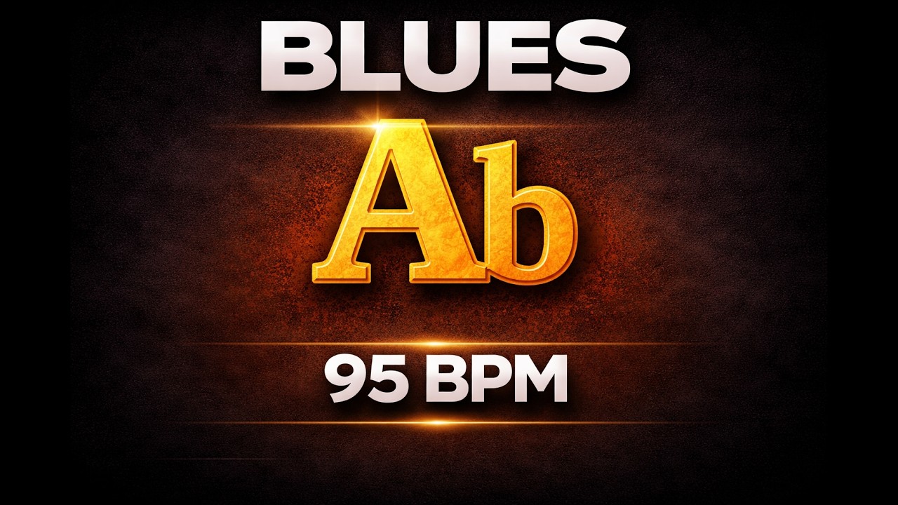 Ab | Blues Backing Track | 95 BPM