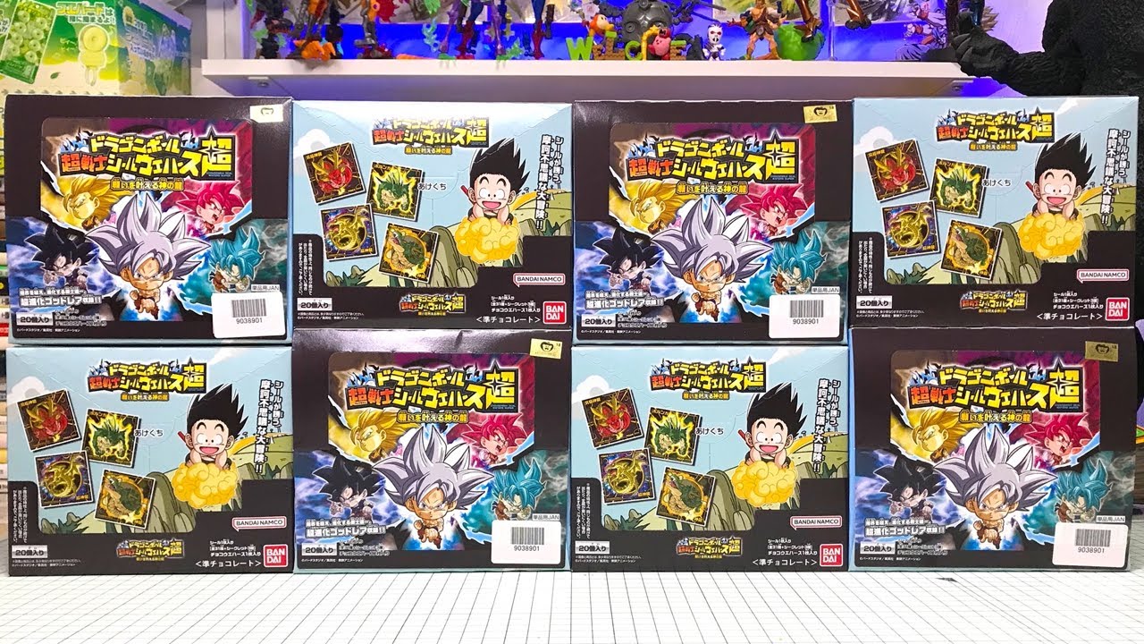 隠されし裏ブルマがもう1種あるだと！？ドラゴンボール 超戦士シールウエハース超 願いを叶える神の龍 開封レビュー【箱買い】SECブロリーよ出ろ！！！PART3