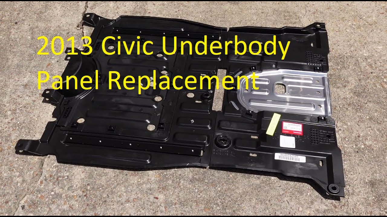 Замена нижней панели кузова Civic 2013 года