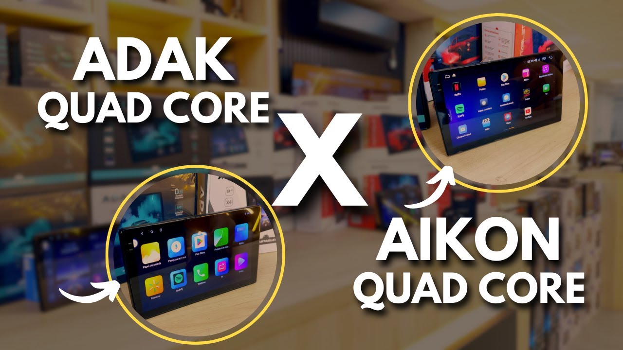 CENTRAL MULTIMÍDIA QUAD CORE | ADAK VS AIKON | REI DAS MULTIMIDIAS