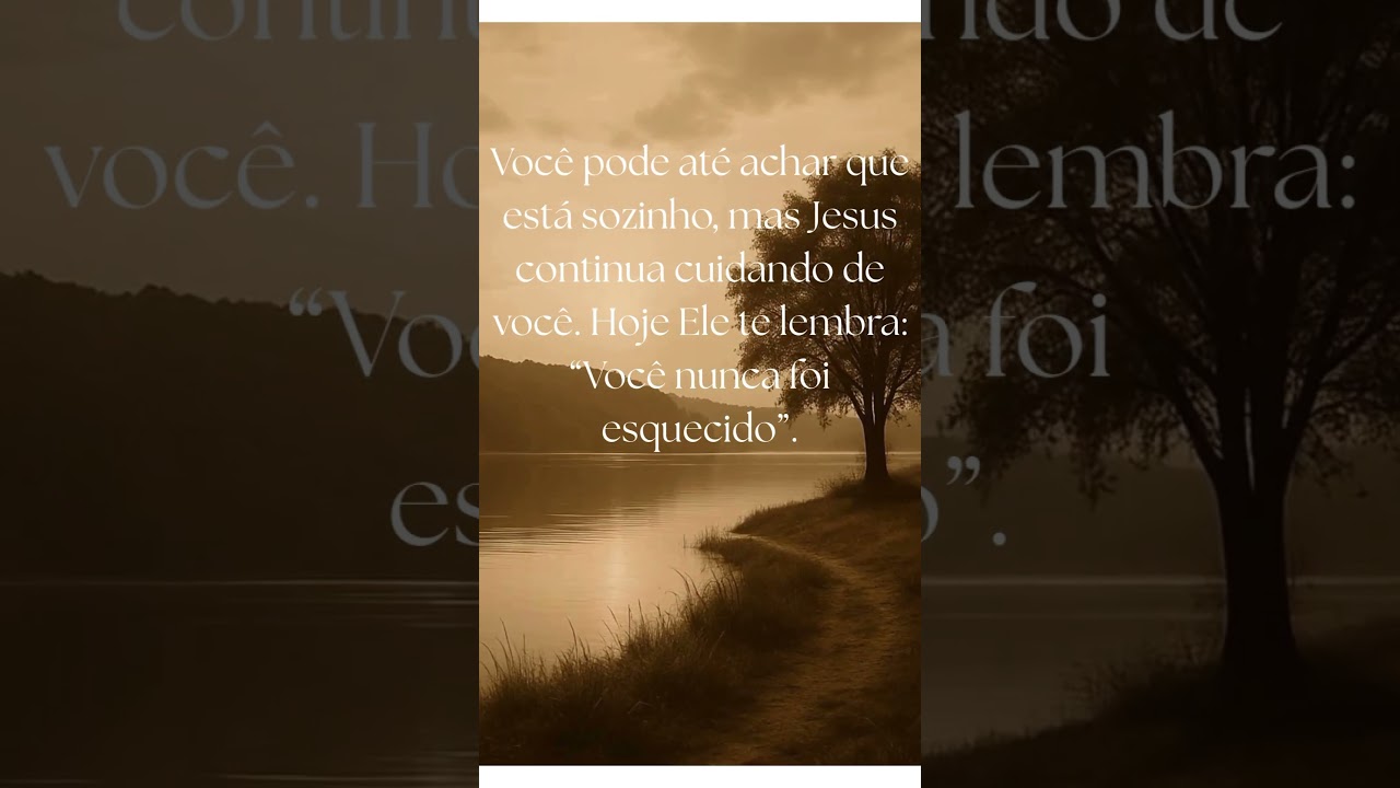 #Jesusnuncaabandona #amordeJesus #f&eacute; #esperan&ccedil;a #palavradedeus #reelscrist&atilde;o #semeandof&eacute;