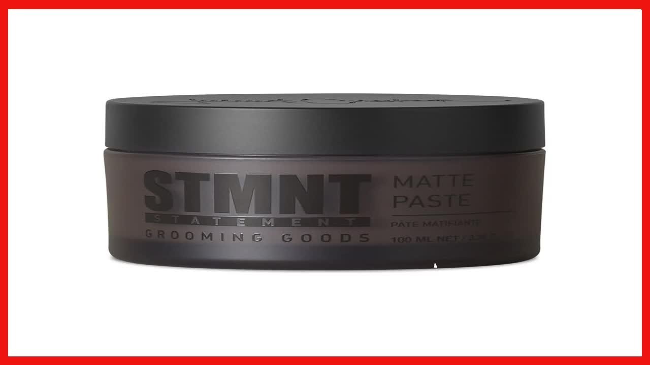 Great product -  STMNT Grooming Goods Matte Paste, 3.38 oz | Strong Control | Non-Greasy Formula