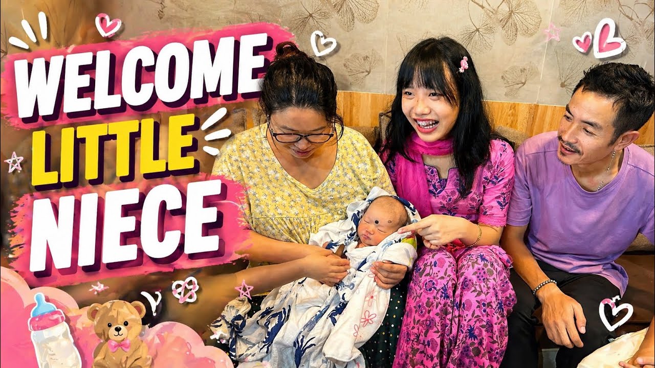 Welcoming new member in family.
