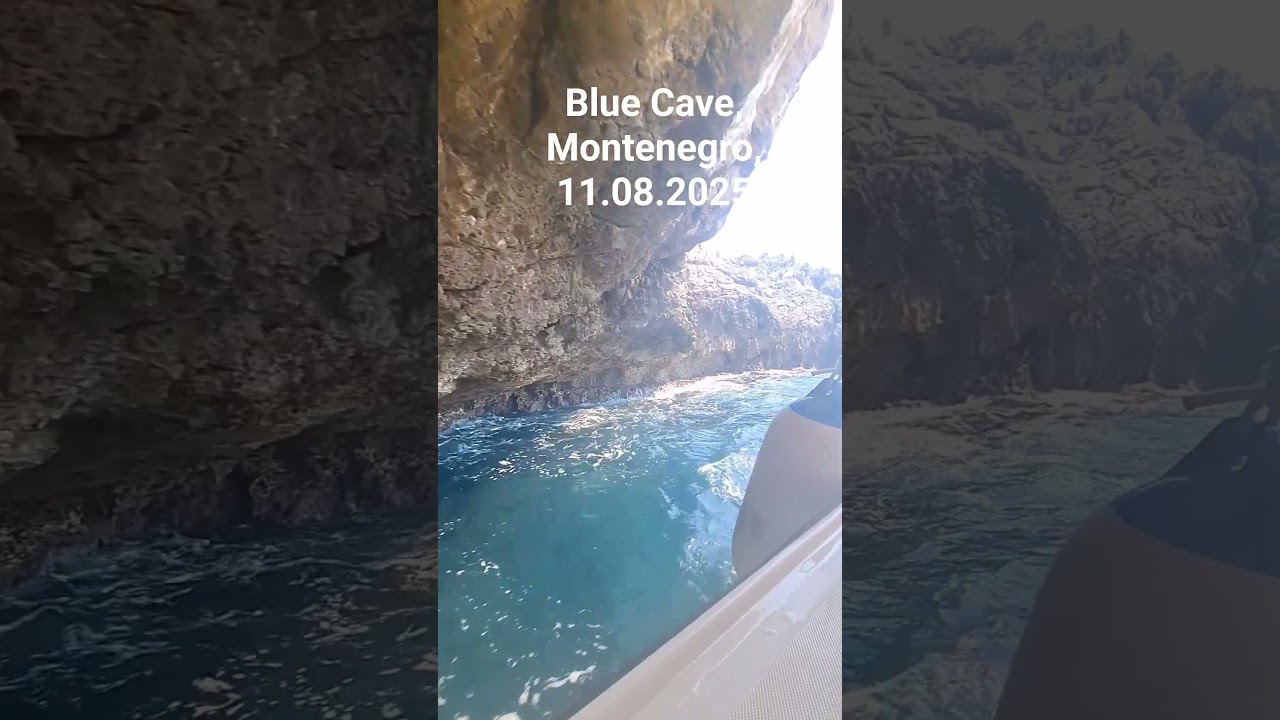Blue Cave, Montenegro (Niebieska Jaskinia, Czarnog&oacute;ra) 11.08.2025 #bluecave #montenegro