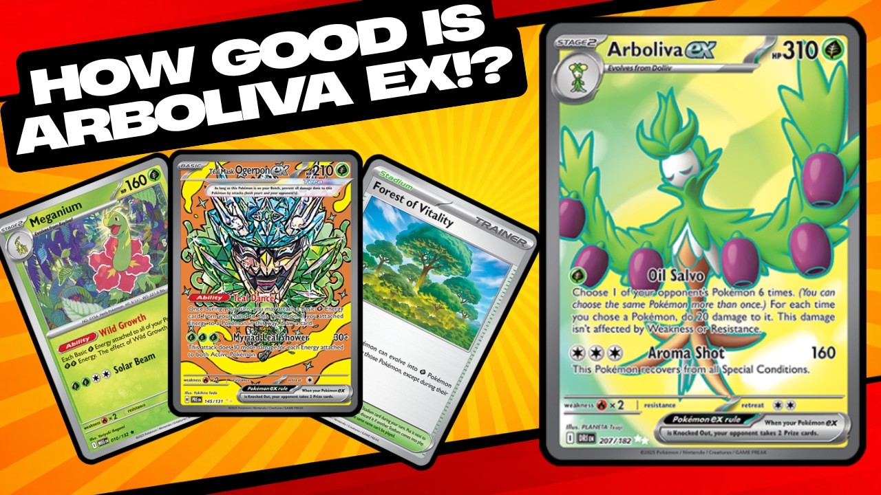 Хорошая ли карта Arboliva ex? Игровой процесс Pokemon TCG в прямом эфире.