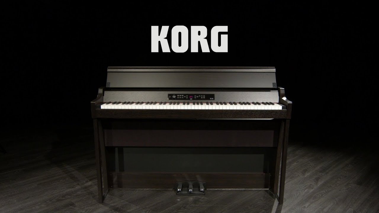 Korg G1 Air Digital Piano, Brown, New Model | Gear4music demo