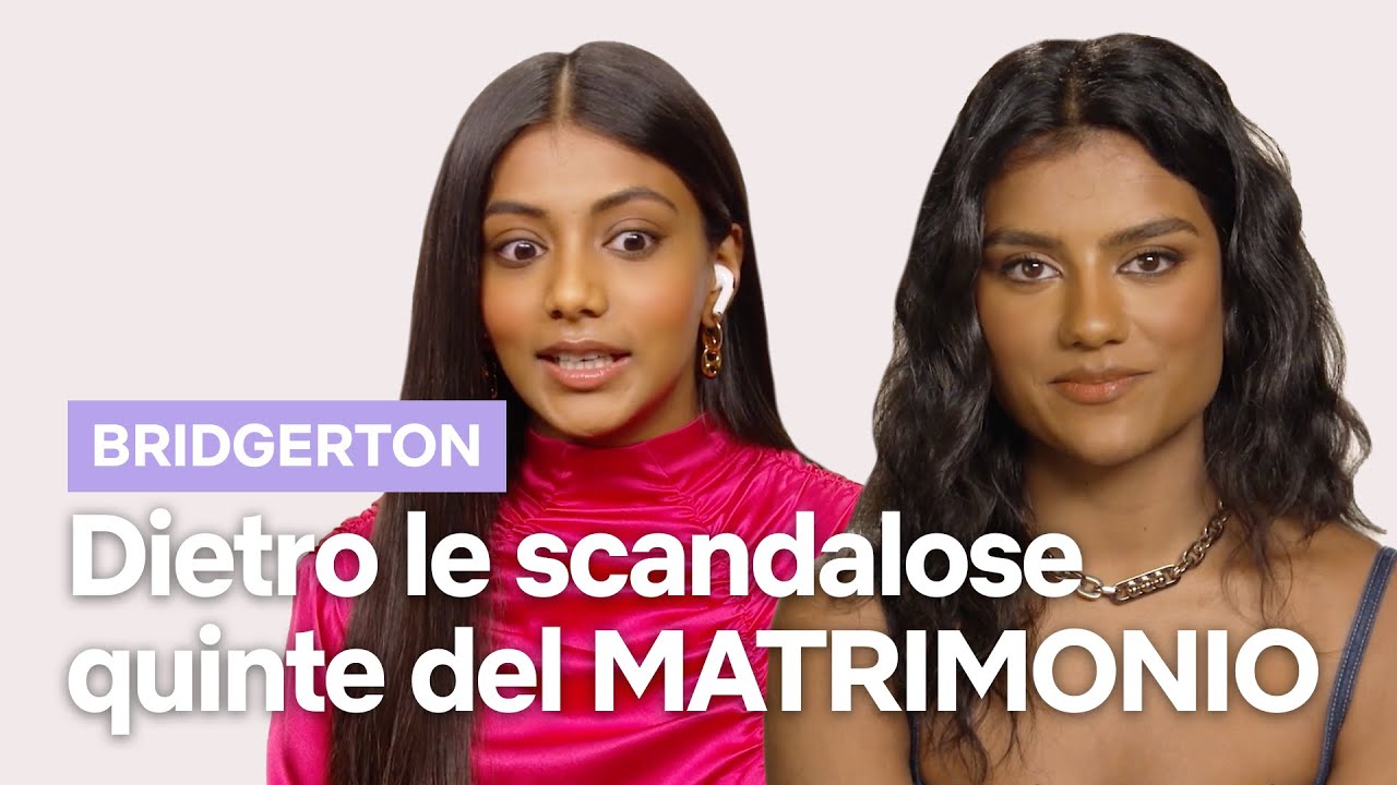 Bridgerton: le sorelle Sharma reagiscono alla scena del MATRIMONIO | Netflix Italia