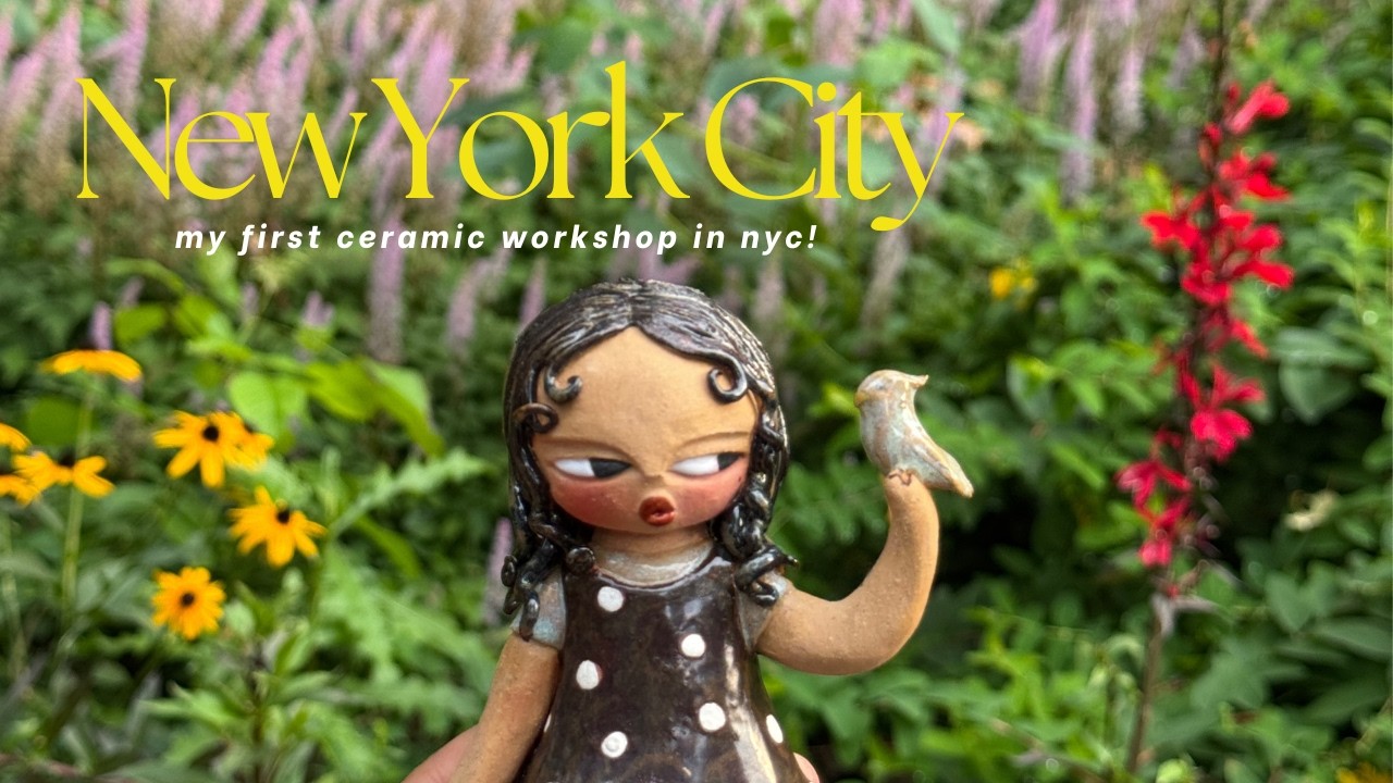 NYC VLOG - My first ceramic workshop in the New York!
