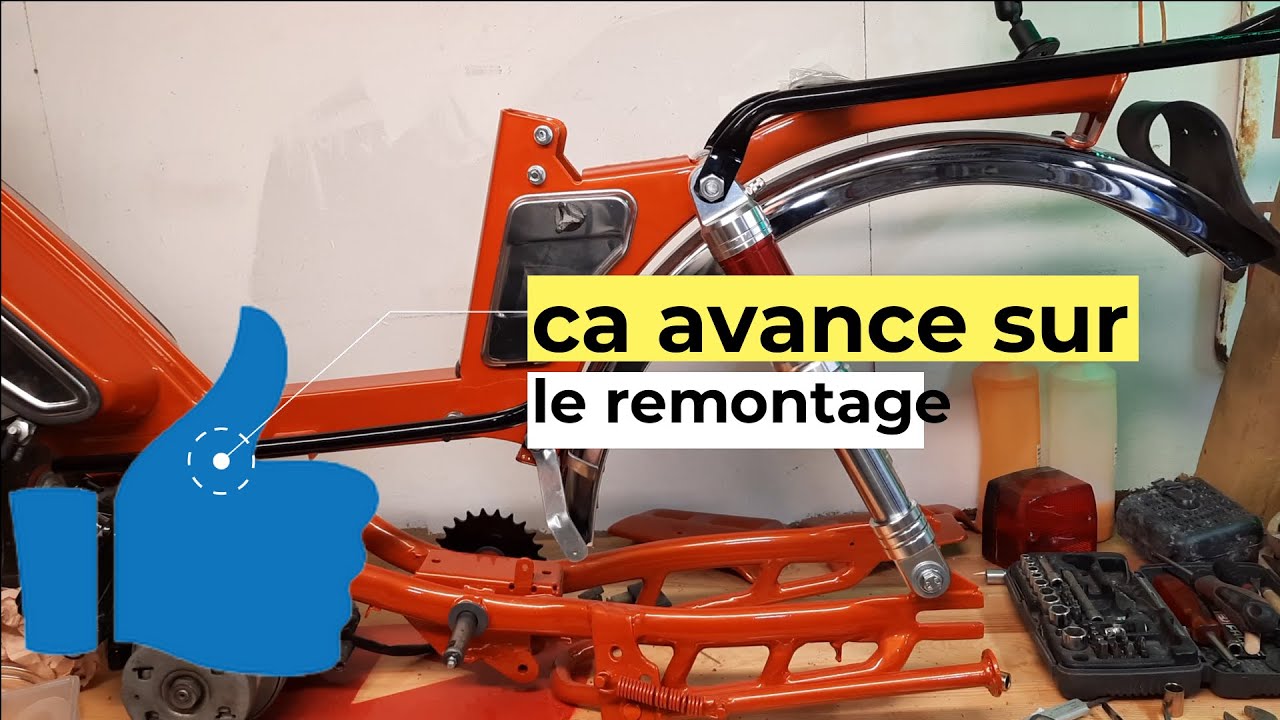 montage amortisseur et axe pédalier
