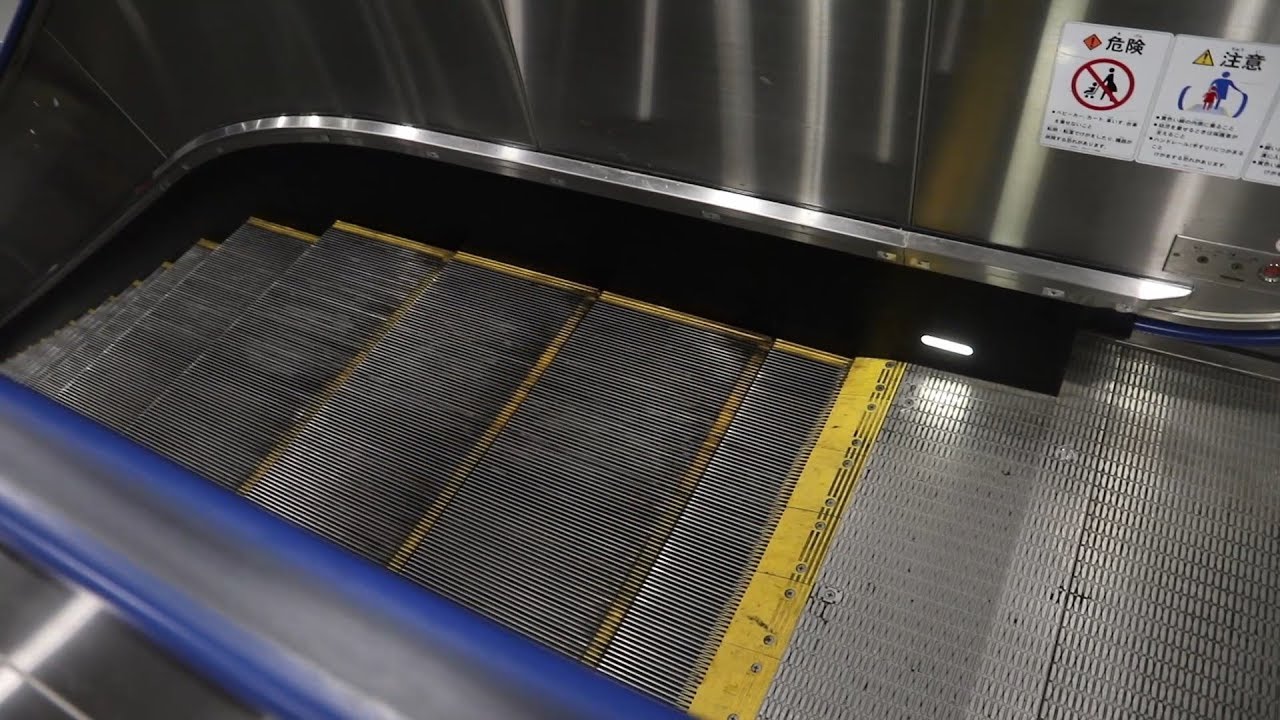 【異音発生！故障直前？】大垣駅自由通路　昇りエスカレーター　東芝製