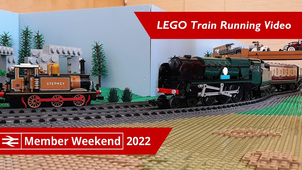 LEGO Trains running at Members Weekend 2022!