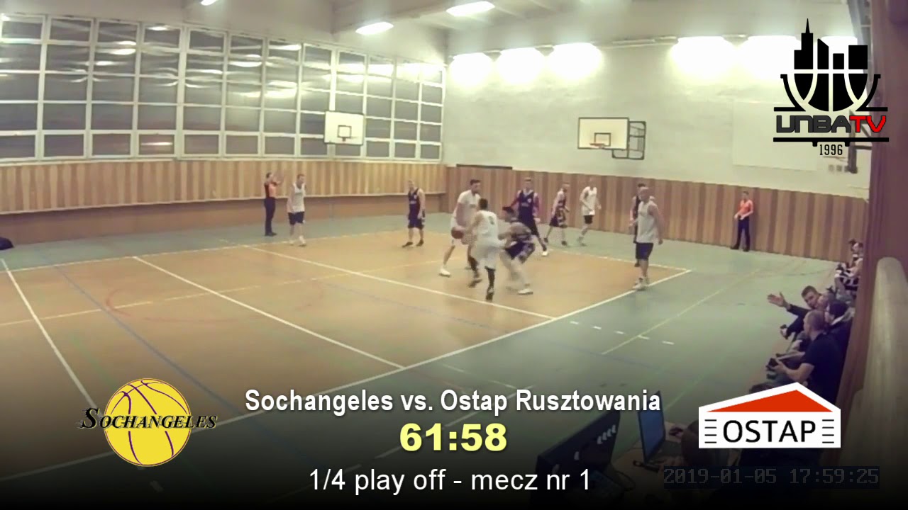 Sochangeles vs. Ostap Rusztowania - 1/4 play off WLM UNBA (5.01.2019)