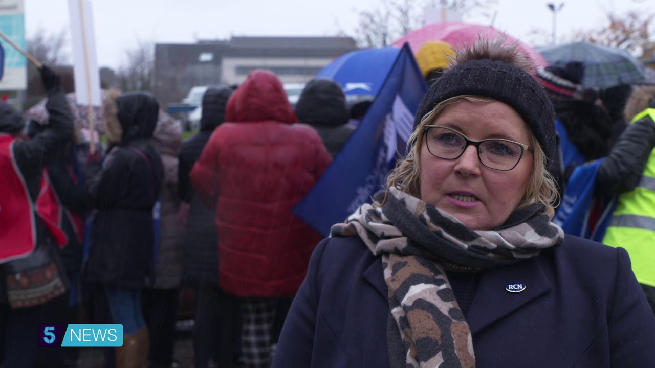 Northern Irish nurses strike over pay and patient safety | 5 News