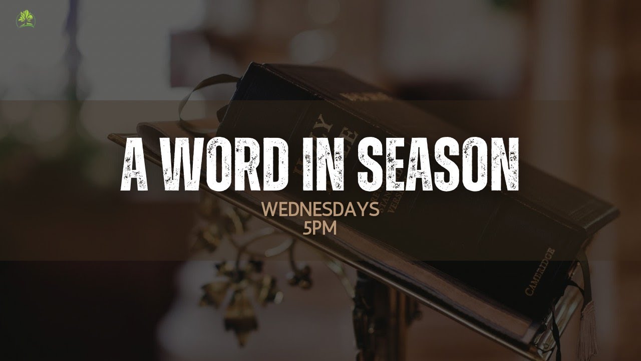 WORD IN SEASON || WEDNESDAY SERVICE || 21ST JANUARY 2026 ||  @theplaceofdestinychurch