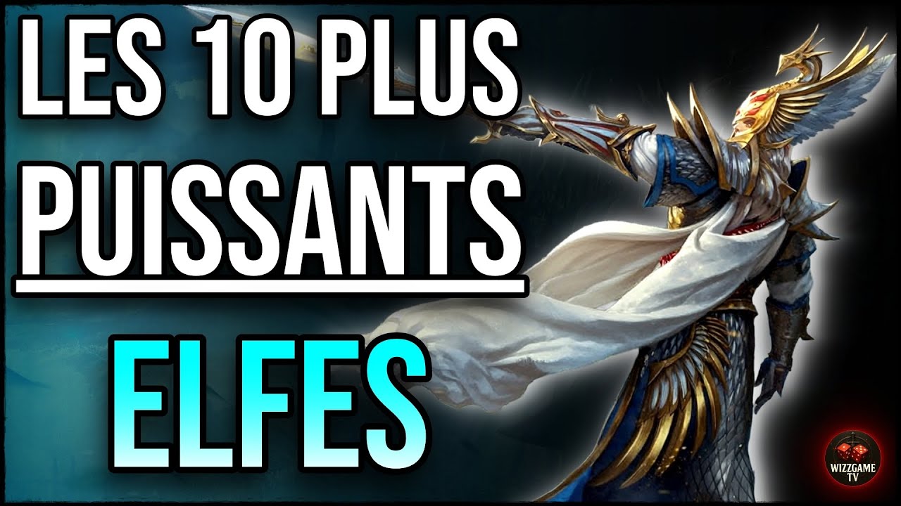 TOP 10 des Elfes les Plus Puissants de l'Univers de Warhammer