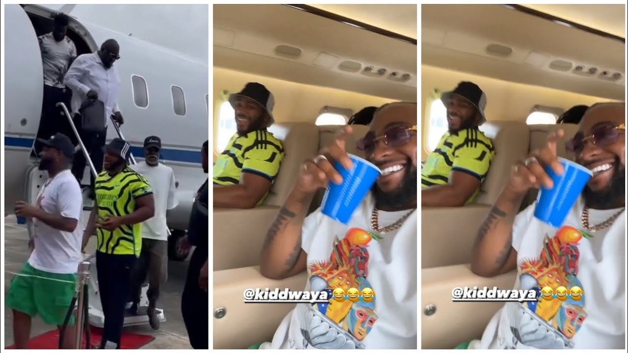 #bbnaijaallstars housemate Kiddwaya links up with Davido in Ghana/Partoranking shows off his kids.