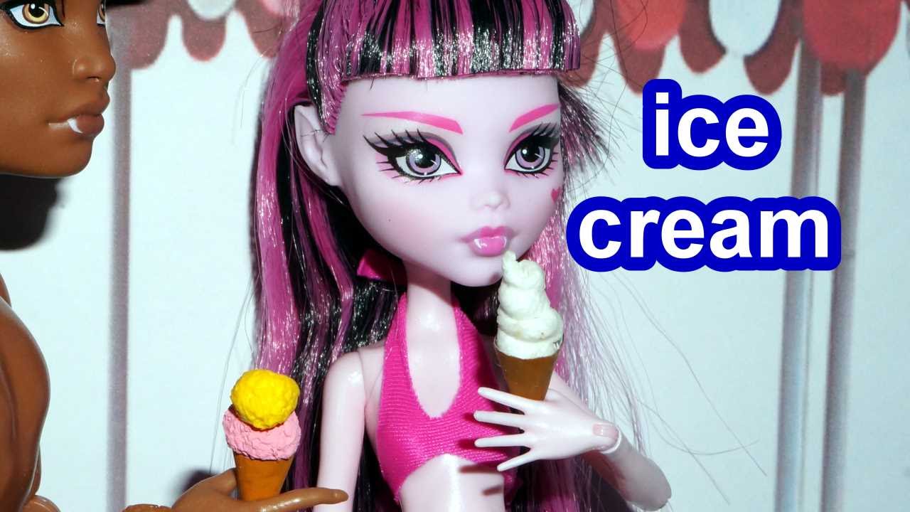 How to make a miniature doll ice cream #2 - miniature crafts *EASY* DIY