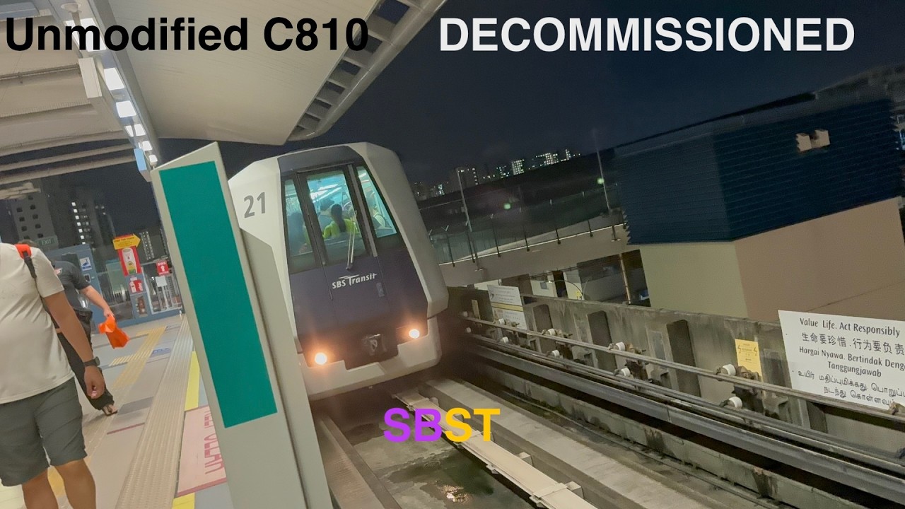 [DECOMMISSIONED] Mitsubishi Electric Crystal Movers C810 [V21] from (STC) Sengkang➡️Tongkang (SW7)