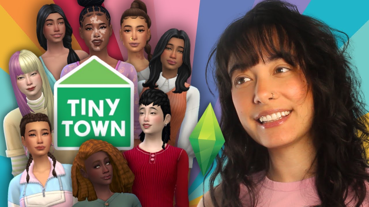Trying Deligracy's Sims 4 TINY TOWN Challenge 🏠