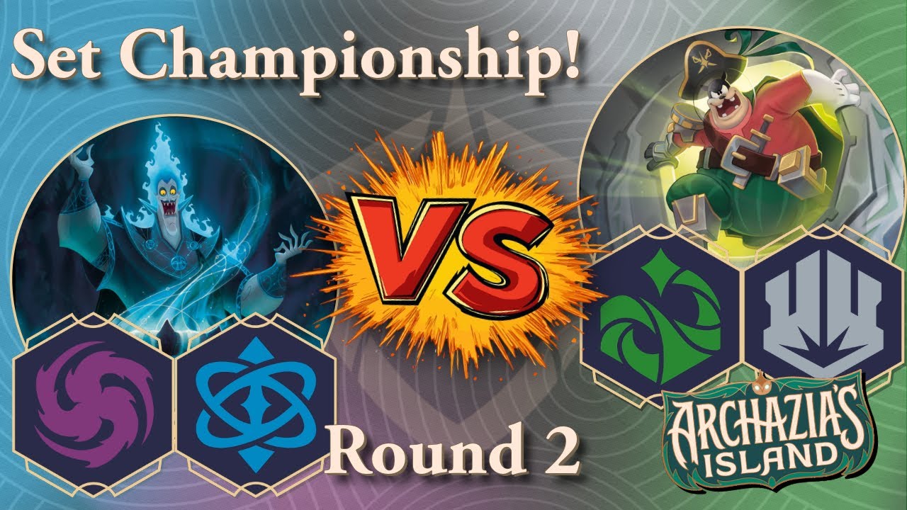 Blurple vs. Emerald Steel in the Archazia's Island Lorcana Set Championship! (Swiss round 2)