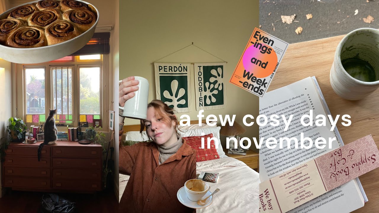 Несколько уютных дней ☕️ универ, выпечка, чтение, конец года (будет объявлено позже)