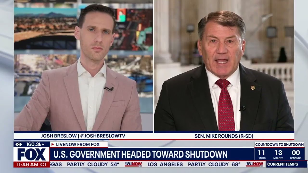 Rounds Joins Fox LiveNOW  to Talk Upcoming Government Shutdown