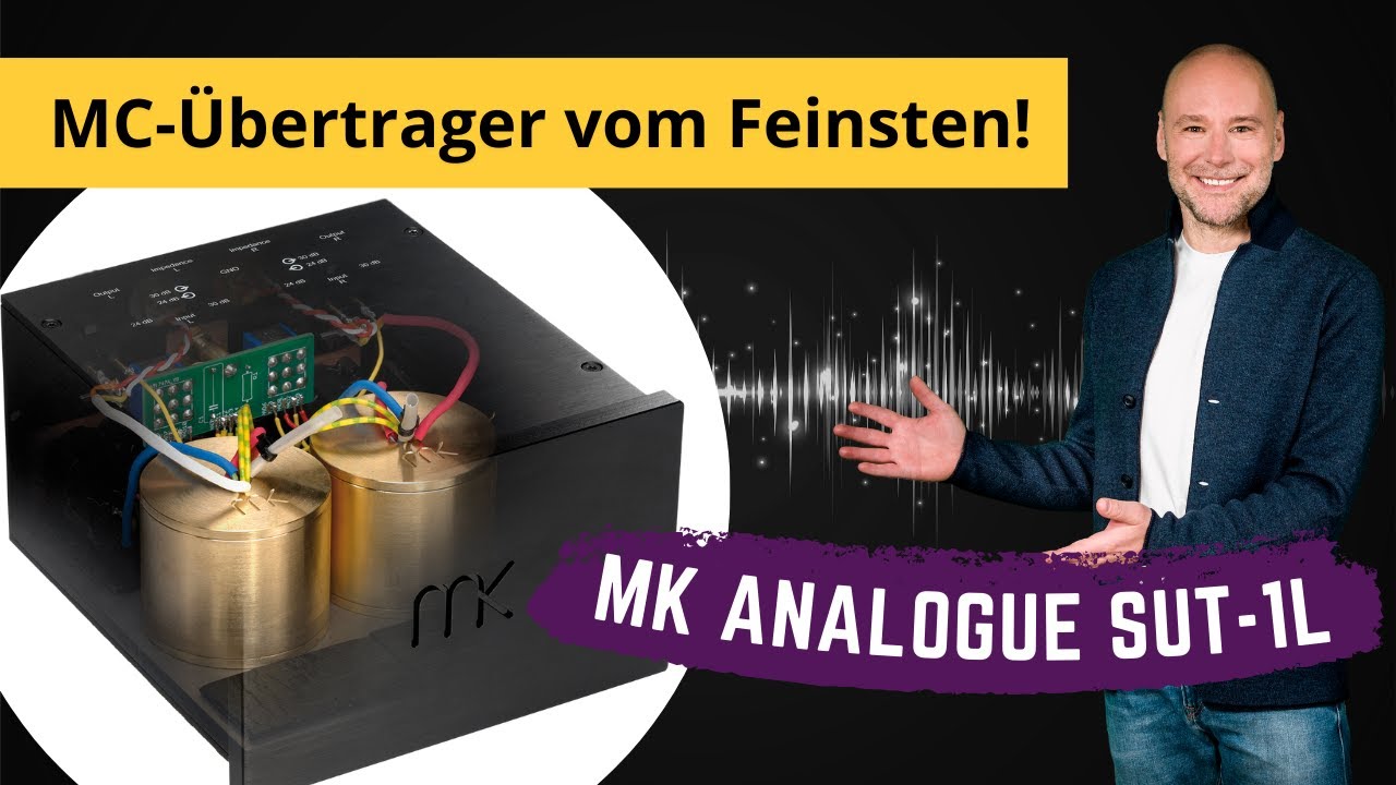 Ein Traum von MC-Übertrager: MK Analogue SUT-1L für Tonabnehmer bis 10 Ohm Innenwiderstand